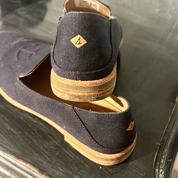 Sperry Shoes, Size 10,Seaport Levy Loafers Slip-On Flats Comfort Blue Canvas - Picture 2 of 7